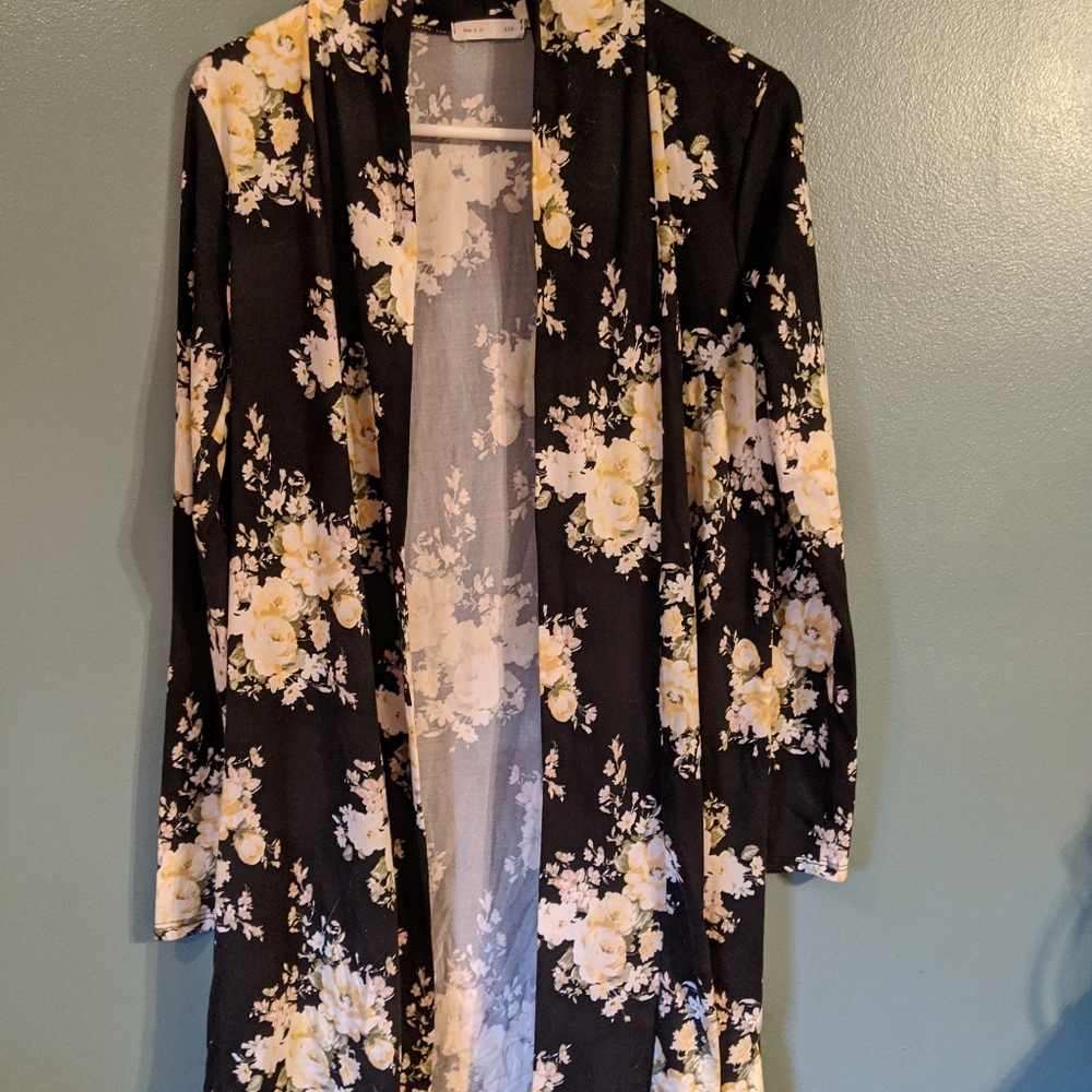Floral cardigan, small